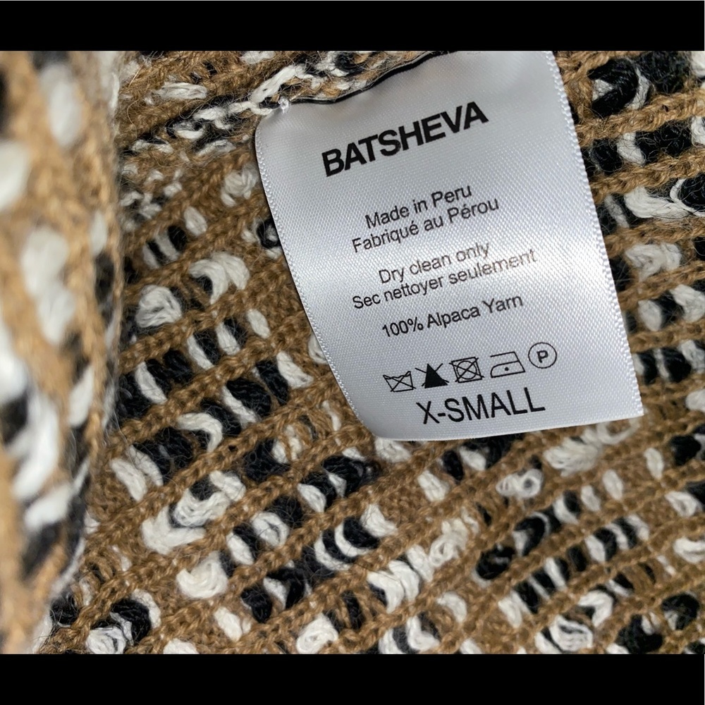 NWOT Batsheva Tulip intarsia alpaca cardigan - Picture 10 of 10